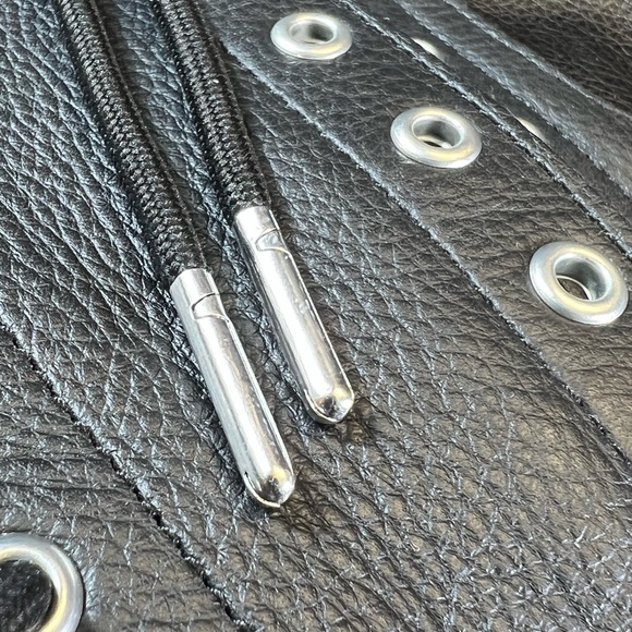 🆕Dr. Martens 28 Eye Extreme MAX Virginia Leather Knee High Boots In Black Size:8 - Picture 7 of 16